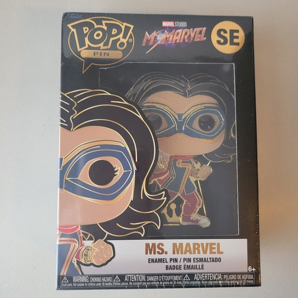 Ms. Marvel Enamel Pin ~ Funko Pop ~ Disney Studios ~ NWT/NIB ~ Cute~ FINAL PRICE - Picture 1 of 13